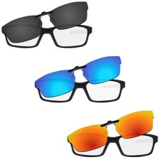 Occhiali da sole polarizzati CLIP-ON per Oakley Crosslink OX8027 53mmx17