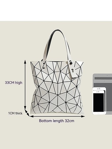 Neu Bao Tasche geometrisches Paket Beuteltasche Baobao Schulter Messenger modischer Stil - Bild 2 von 8