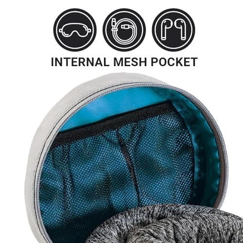 Compact Universal Travel Pillow Packer for U-Shaped Memory Foam Neck Support