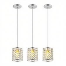 3 Pack Modern Pendant Light Hanging Ceiling Lighting Kitchen Island Lamp Fixture