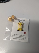 Handmade Little Pocket Hug Giraffe Keepsake Token Gift Cute