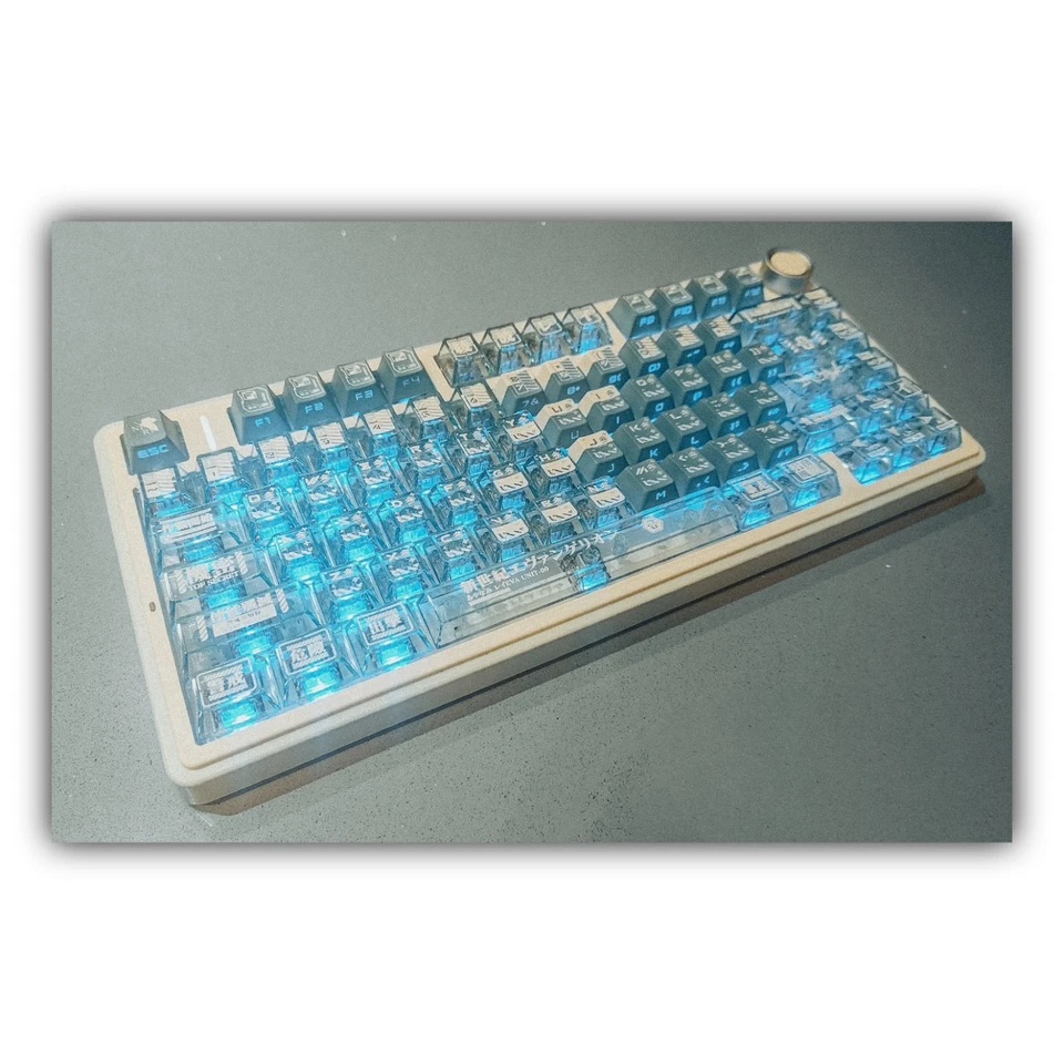 EVANGELION REI AYANAMI AULA F75 75% Wireless Mechanical Keyboard 2.4Ghz/Type-C - Image 4 of 4
