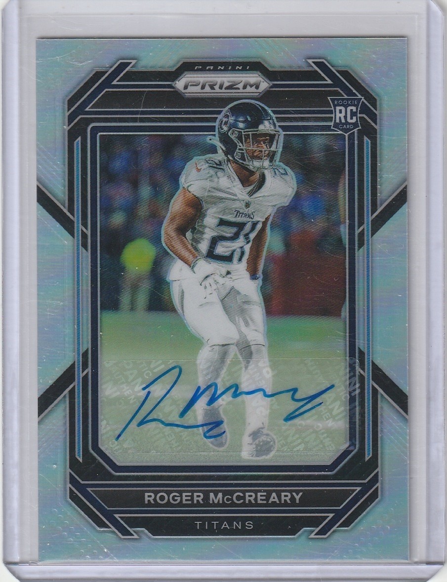 Roger McCreary Panini Prizm #382 Autograph-Silver