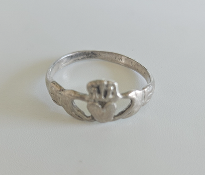 Vintage Mexico 925 Sterling Silver Claddagh Ring Sz 7 | eBay
