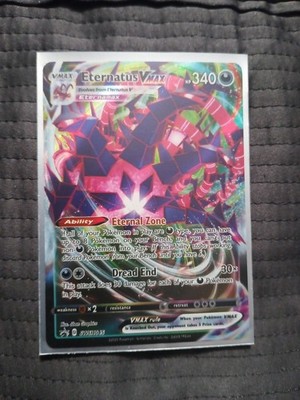 Pokmon Eternatus VMAX 340 HP Shiny Card with Eternal Zone Ability | eBay Pokmon Eternatus VMAX 340 HP Shiny Card with Eternal Zone Ability | eBay