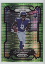 2023 Panini Prizm Rookies Neon Green Pulsar Jordan Addison #368 Rookie RC 15ik