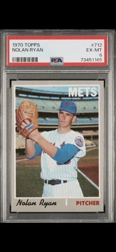 1970 Topps - Nolan Ryan -  #712 - PSA 6 - Nice Card!!