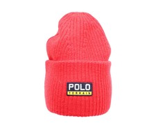 Polo Ralph Lauren Terrain Knit Cuffed Beanie Hat in Red | Cap