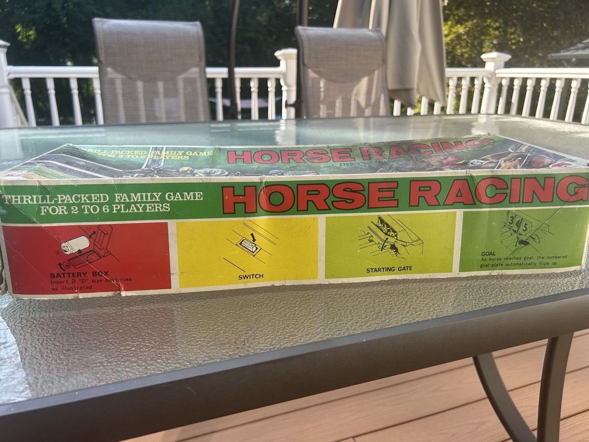 Rare* VINTAGE 70's ASTRA TRADING CO JAPAN HORSE RACING GAME