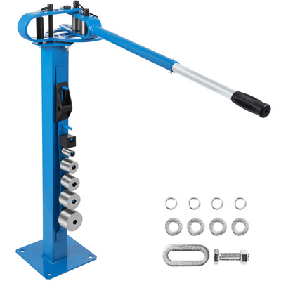 Uimoso YP-38 Metal Bender Flat Bar Bender w/ Floor Stand 7 Dies 1''-3''