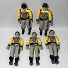 5 G.I. Joe ARAH 1989 Python Patrol Crimson Guard Action Figure Original VTG Lot