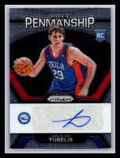 Azuolas Tubelis 76ers 2023-24 Panini Prizm #RP-TUB Rookie Penmanship