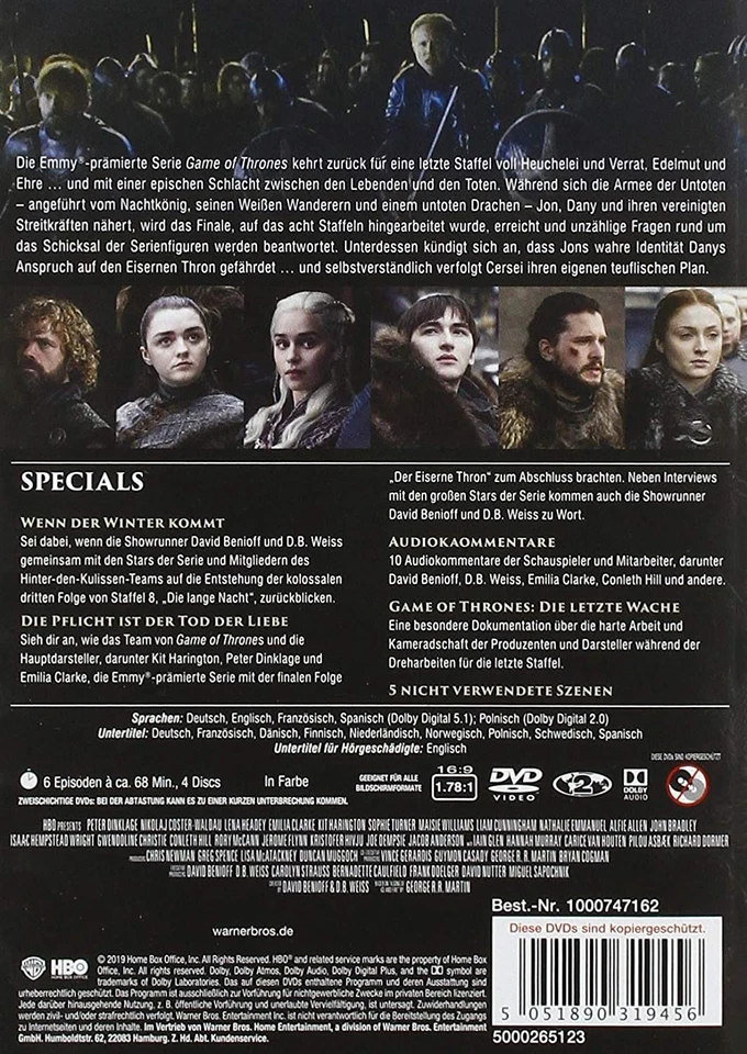 Game of Thrones - Staffel 8 (DVD) - Image 3 of 4