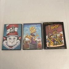 3 Cat DVDs, Top Cat :The Complete Series (2004, 4-Disc Set), Top Cat :The Movie