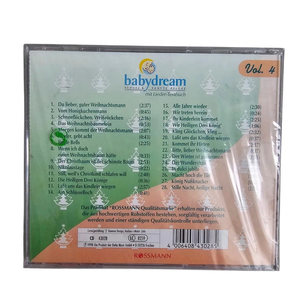 Christmas Dreams - Weihnachtliche Gedichte & Spieluhrenmelodien - Vol. 4 - OVP - Bild 2 von 2