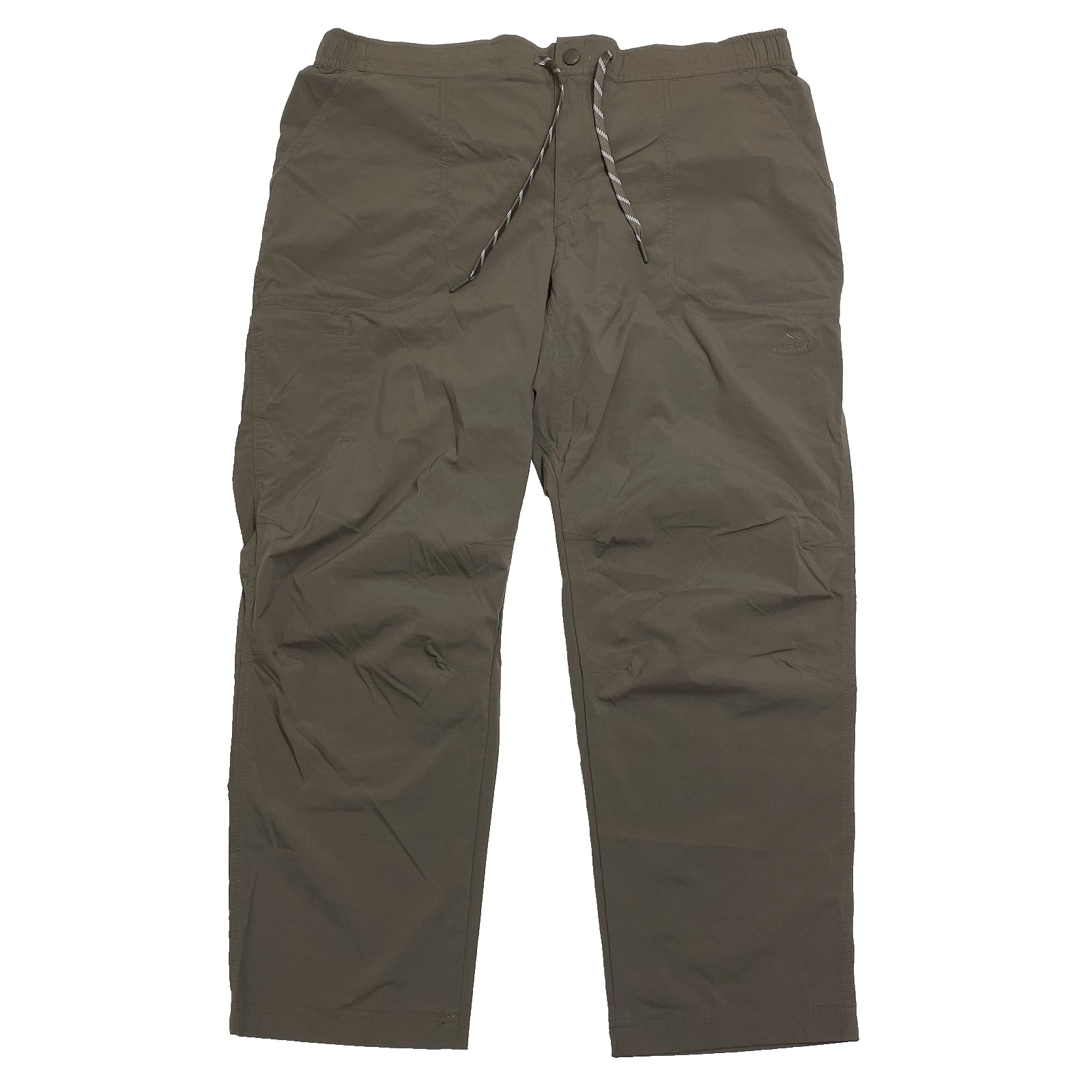 L.L.Bean Water Resistant Cresta Hiking Pants Mens XL 30" Brown Stretch 519534
