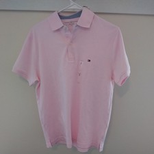 NWT Tommy Hilfiger Men's Small Classic Fit Logo Short Sleeve Cotton Polo Shirt 