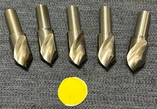 UNBRANDED COUNTERSINK DRILL BITS  CUT DIA 1/2"  OAL 2"  LOT OF 5