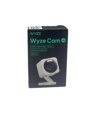 Wyze Cam v4 - White - 2.5K HD Indoor/Outdoor Camera NEW IN BOX