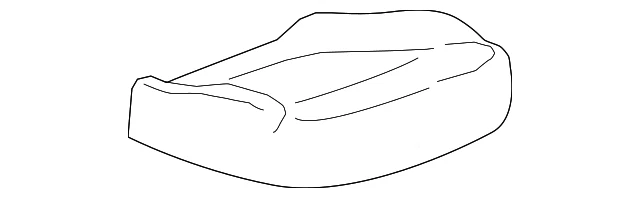 Funda de cojín de asiento de pasajero genuina GM 95245503 Light Titanium Foto 3 de 4