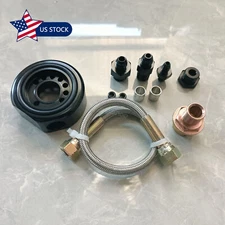 VTEC Head Conversion Kit - LS B18 B20 Aluminum Adapter Plate Sandwich Set Black