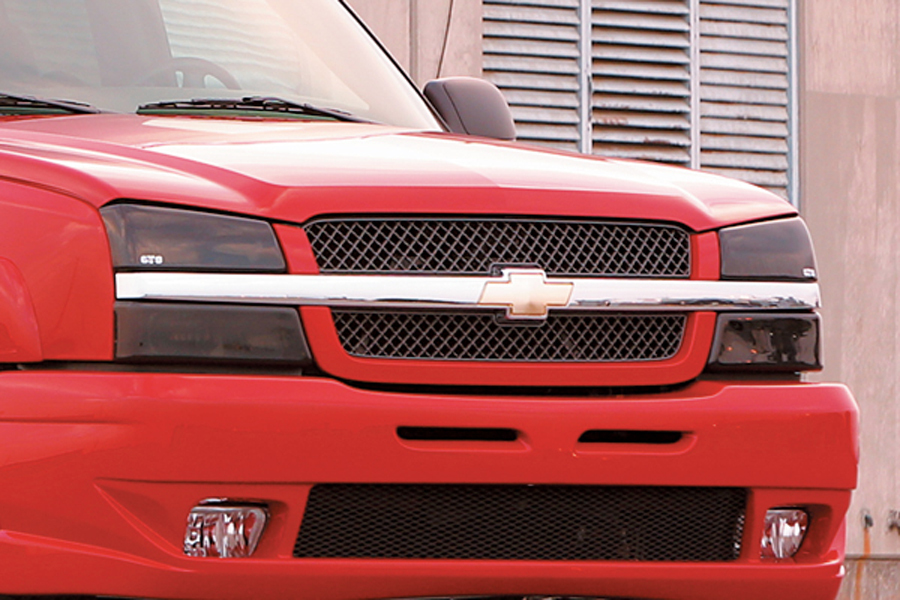 Fits 03-06 Chevrolet Silverado GTS Acrylic Smoke Headlight Covers