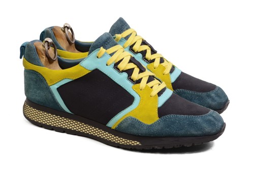 GUCCI icaro sneakers turquoise 