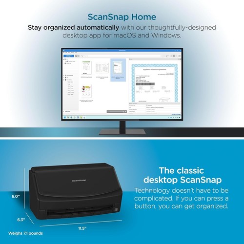 High-Speed One-Touch Color Document & Photo Scanner with Auto Document Feeder - Picture 6 of 8