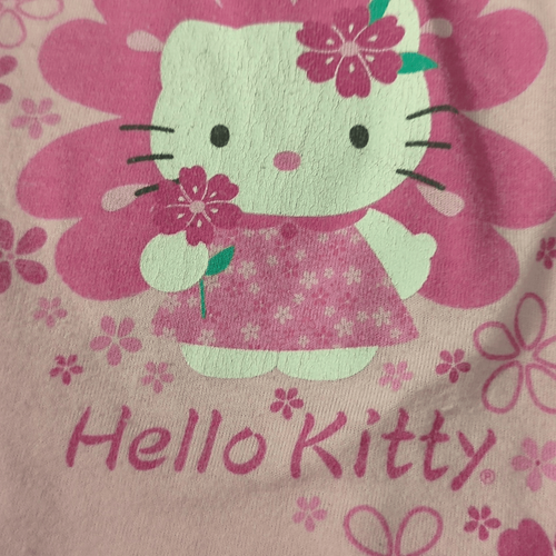 Hello Kitty girls vintage pink pajama gown size 5T - Picture 3 of 4