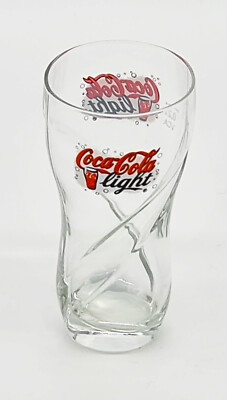 Coca Cola Light Limonade Erfrischung Glas Tafelgläser 33cl Füllmenge (7506-1)