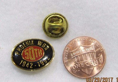 Phoenix WBA 50th 1942 1992 Bowling Balls Strike Ball Pins Lapel Pin Pinback