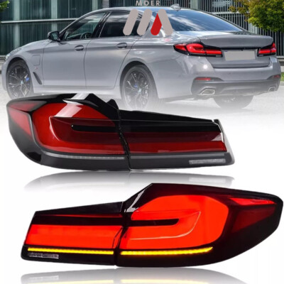 bmw G30 テールランプ Clear LED Tail Lights For BMW G38 G30 M5 F90 5-Series 2017-2020