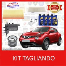 KIT TAGLIANDO NISSAN JUKE (FI5) 1.5 DCI 110CV 81KW DAL 2010 + 4 LITRI ELF 5W30