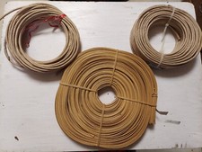 Fiber Rush 6/32 Kraft 1.4 lb And 1/4 Flat Reed 1 lb chair caning weaving