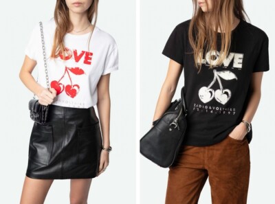 【再値下げ】【新品】ZADIG&VOLTAIRE LOVETシャツ Zadig & Voltaire Embroidered Denim Cotton Girls Boys Shirt