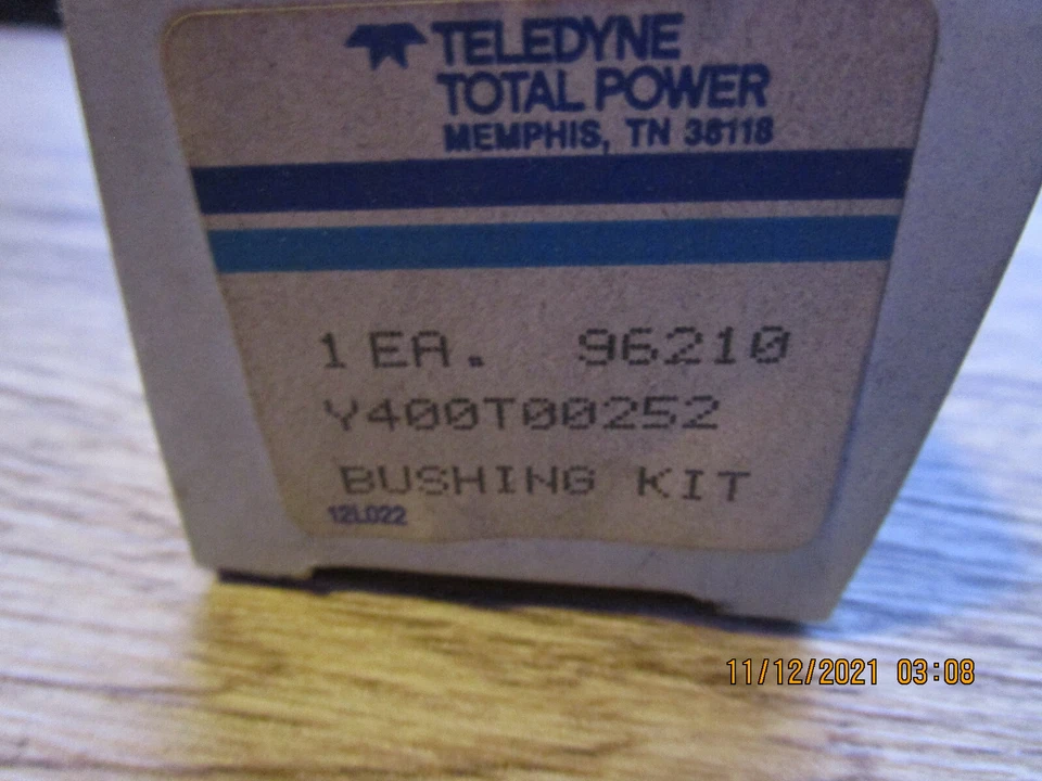 Комплект втулок TELEDYNE TOTAL POWER Y400T00252 - Изображение 2 из 4