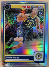 2023-24 Panini NBA Hoops Premium Stock Isaiah Wong Silver Prizm #139 Rookie RC
