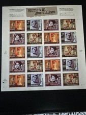 Scott #3665-68 Women in Journalism Pane of 20 37¢ Stamps (2002)