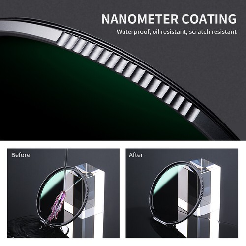 K&F Concept ND4 ND8 ND64 ND1000 Filter Set for Camera Lens+ Filter Pouch 49-82mm - Picture 6 of 108