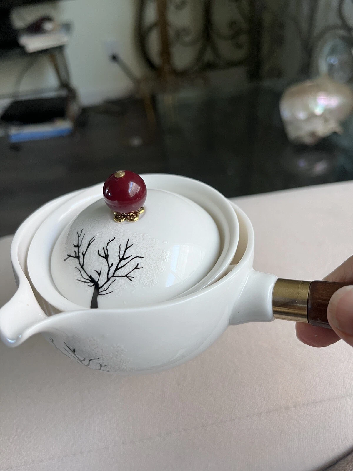 Chinese Traditional Porcelain Tea Strainer Filter Gongfu Teapot Strainer
Opens in a new window or ta