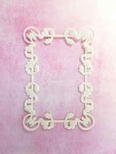 5 x Stanzteile Rahmen Kartenaufleger Kartenschmuck Scrapbooking Basteln 