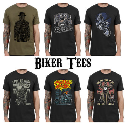 Biker T-Shirts Motorrad Grafik Tshirt Bekleidung Herren Damen Kinder bedruckt L188