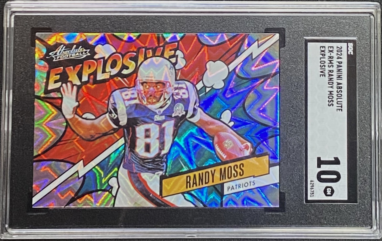 2024 Panini Absolute Explosive #EX-RMS Randy Moss SGC 10