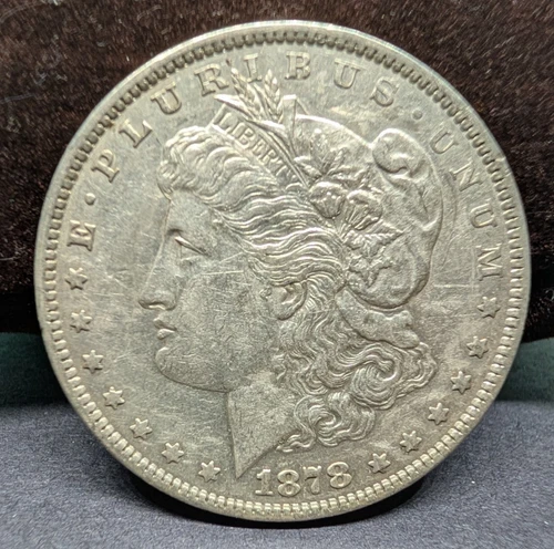 1878P AU/Unc 7TF Morgan Silver Dollar $1 250638