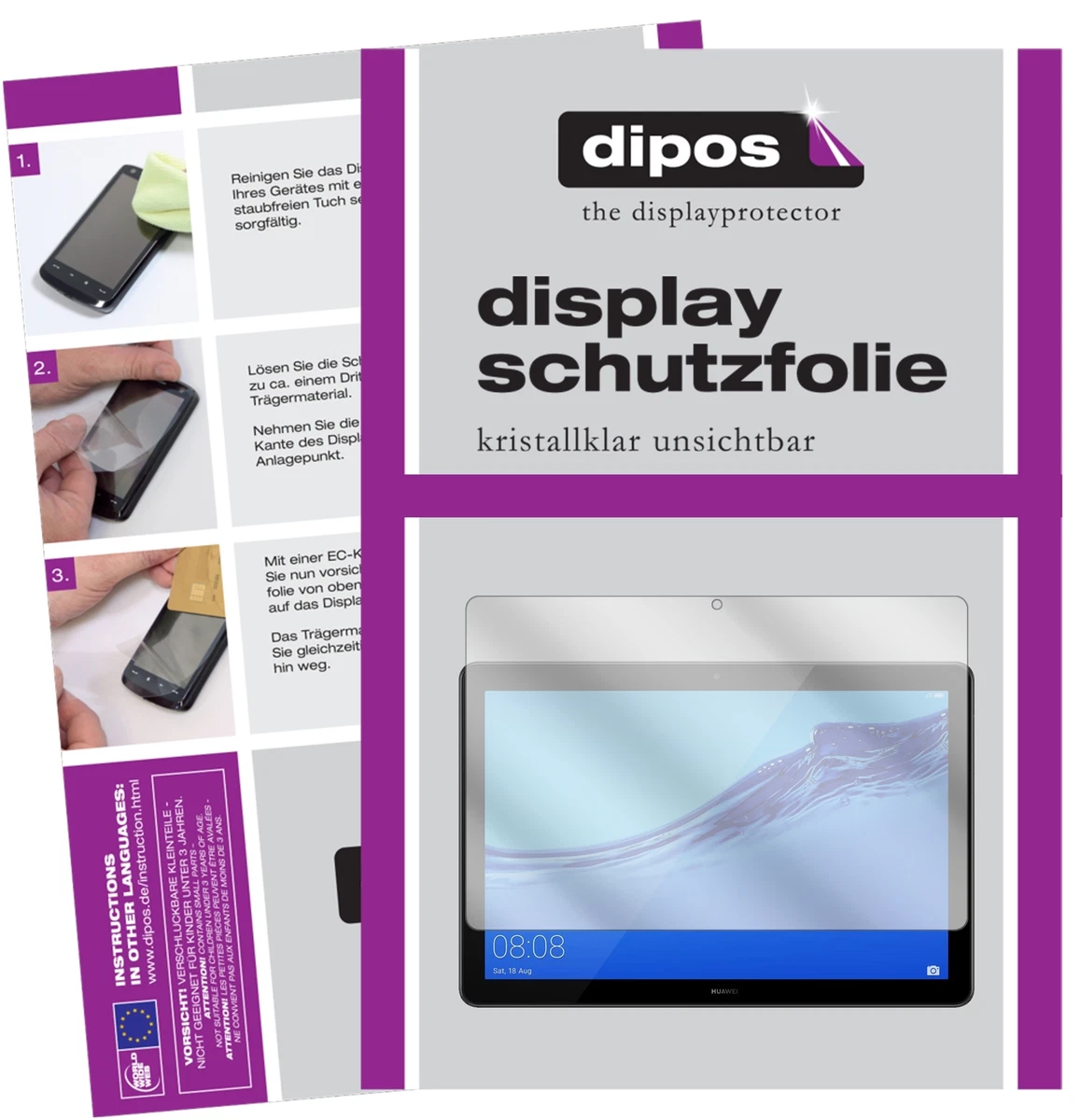 dipos I 2X Pellicola Protettiva antiriflesso Compatibile con Huawei MediaPad M2 10.0 Pellicola di Protezione