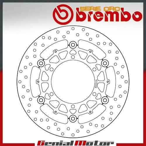 Brake Disc Floating Brembo Oro Front for Bmw R 1100 Rt 1100 1994 > 2001 - Picture 1 of 2