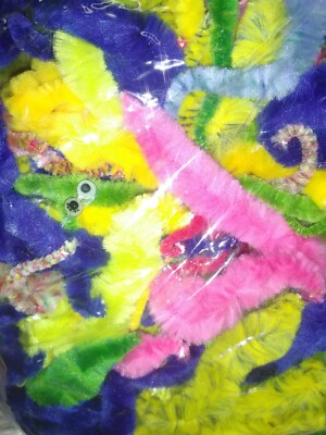 Squirmles Squiggly Fuzzy Worms Lot of 24 Magical Vending Toy Nostalgia Vintage 