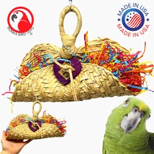 950 Taco Bird Toy foraging parrot cage toys cages conure african grey amazon