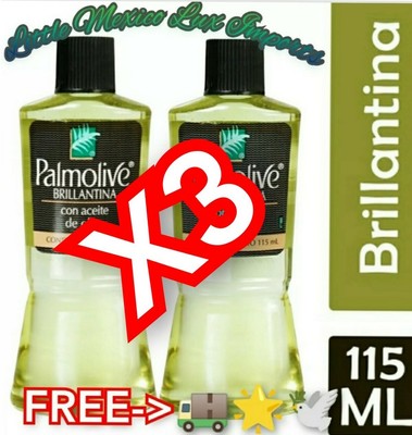 3 x 115 ml (c/u) PALMOLIVE Glitter BRILLANTINA OLIVE OIL (FREE-    ️ )