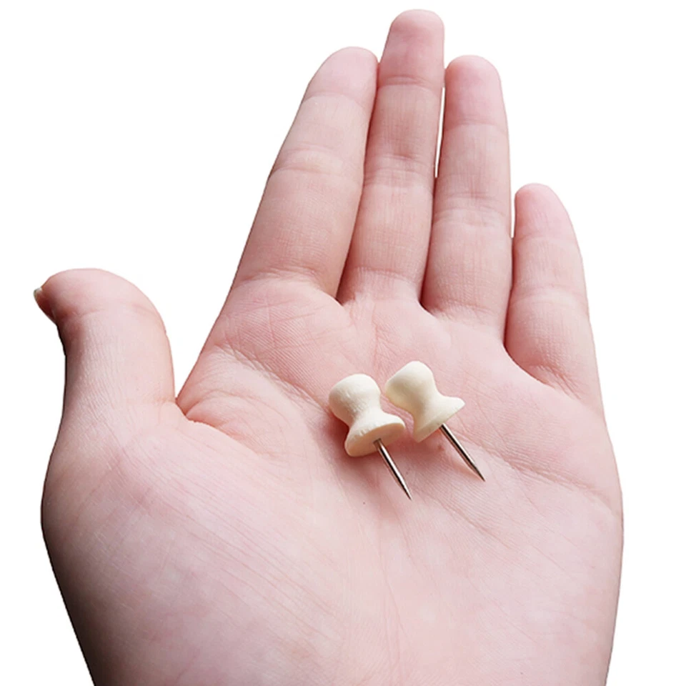 Tachuelas decorativas para pulgares de madera sin terminar 40 un. Foto 3 de 4